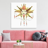 Boho Soleil Wrapped Canvas Leinwanddruck (Insitu (Wohnzimmer))