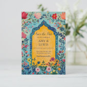 Boho-Sommer-Blumen-Save-the-Date-Einladung Save The Date (Stehend Vorderseite)
