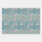 BOHO SOMMER WILDBLUME FLORAL GESCHENKPAPIER SET (Vorderseite 2)