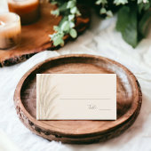 Boho Sommerpampas Gras Aquarell Tischnummer Platzkarte