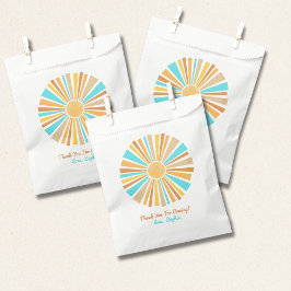 Boho Sonne, hier kommt der Sohn, Retro Regenbogen Geschenktütchen