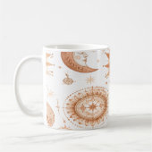 Boho-Sonne und Mond Himmelsbecher Kaffeetasse (Links)