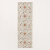 Boho Sonne und Mond Muster Yogamatte (Rückseite)