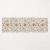 Boho Sonne und Mond Muster Yogamatte (Vorderseite (Horizontal))