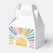 Boho-Sonnen-Geburtstagsfeier Geschenkschachtel (Vorderseite)