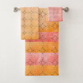 Boho-Sonnenaufgang Badhandtuch Set (Insitu)