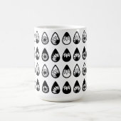 Boho Sonnenblume Silhouette - HandGezeichnet Cricu Kaffeetasse (Mittel)