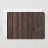 Boho Sonnenblumen Antlers Wood Wedding retten das  Save The Date (Rückseite)