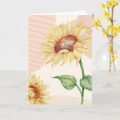 Boho-Sonnenblumen-Geburtsmuttertagskarte Karte (Gelbe Blume)