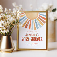 Boho-Sonnenlicht-Neutrales-Willkommensschild für B