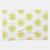 Boho-Sonnenmuster Geschirrtuch (Horizontal)