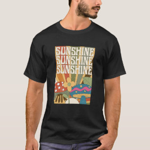 Boho Sonnenschein Pilzpflanze Blumen Garten Futter T-Shirt