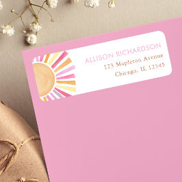 Boho sonnenschine Töne in rosa, gelb orange