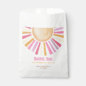 Boho sonnenschirm Mädchen Babydusche Geschenktütchen (Vorderseite)