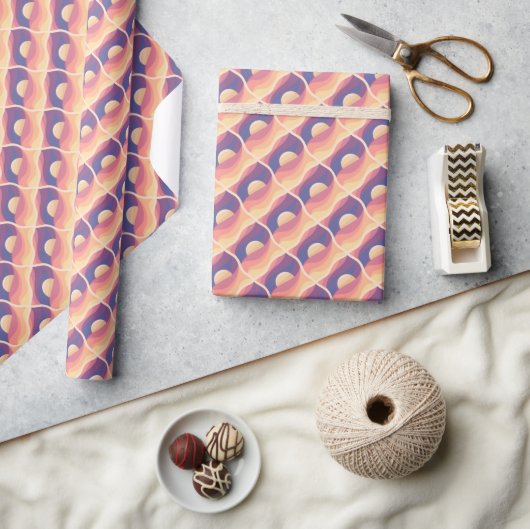 Boho-Sonnenuntergang Geschenkpapier (Kunsthandwerk)