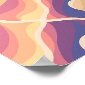 Boho-Sonnenuntergang Poster (Ecke)
