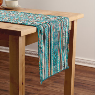 Boho Southwest Inspiriert Kurzer Tischläufer