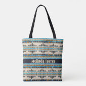 Boho Southwest Inspiriert Tasche (Rückseite)