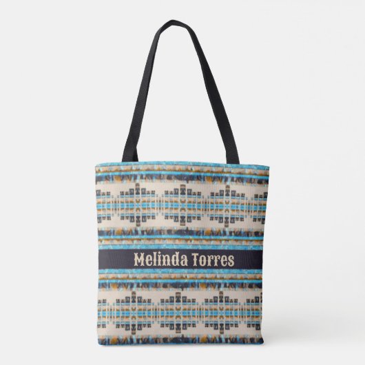 Boho Southwest Inspiriert Tasche (Rückseite)