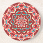 Boho Southwest Mandala Getränkeuntersetzer (Vorne)