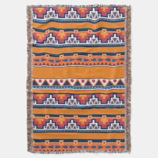 Boho Southwest Santa Fe Style Decke (Vorderseite Vertikal)