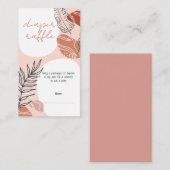 Boho Southwest Wüste Babydusche Windelwanne Windel Begleitkarte (Vorne/Hinten)