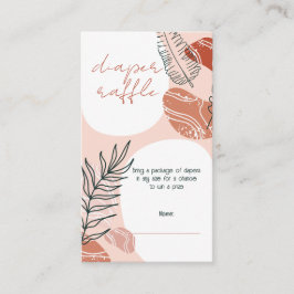 Boho Southwest Wüste Babydusche Windelwanne Windel Begleitkarte