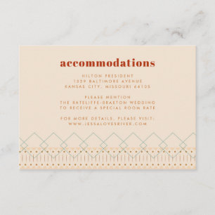 Boho Southwestern Enclosure Card Begleitkarte