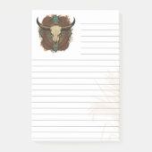 Boho-Southwestern Style Flair Lined 3M Post-it Klebezettel (Vorderseite)