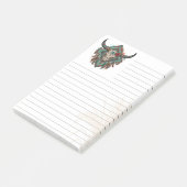 Boho-Southwestern Style Flair linierte 3M Post-it Klebezettel (angewinkelt)