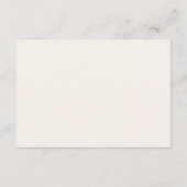 Boho-Spanische Hochzeit-RSVP-Karte Begleitkarte (Rückseite)