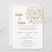 Boho spanische Hochzeitseinladung Einladung (Vorderseite)