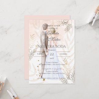 Boho Spanish Wedding Invitation Einladung