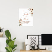 Boho Spanish Wedding Welcome sign Poster (Heimbüro)