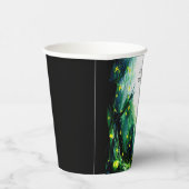 Boho Sparkling Woodland Birthday Pappbecher (Rechts)