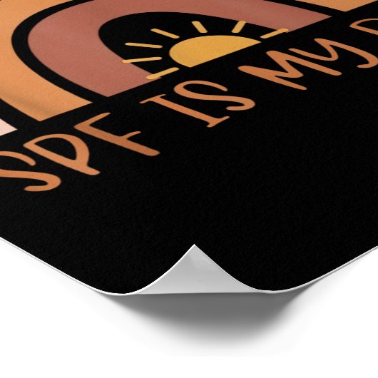 Boho Spf ist meine Beste Freundin Dermatologie Der Poster (Ecke)