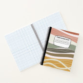 Boho Spiral-Komposition-Notebook Notizblock (Innenseite)