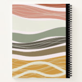 Boho Spiral-Komposition-Notebook Notizblock (Rückseite)