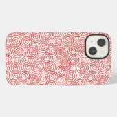 Boho-Spiralen iPhone Hülle (Rückseite (Horizontal))