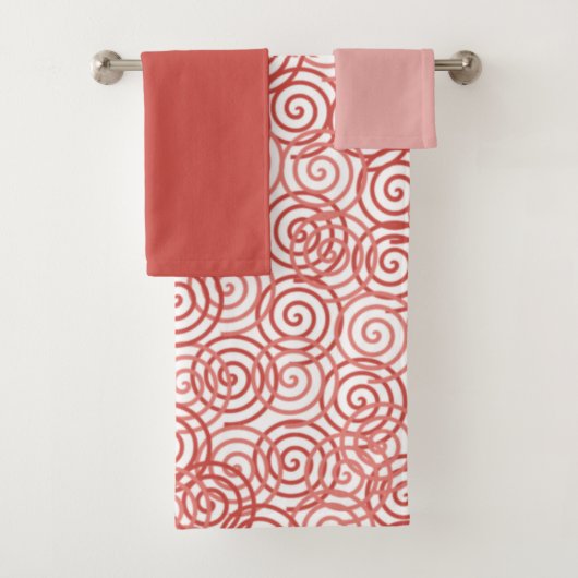 Boho Spirals Badetuch Set (Insitu)