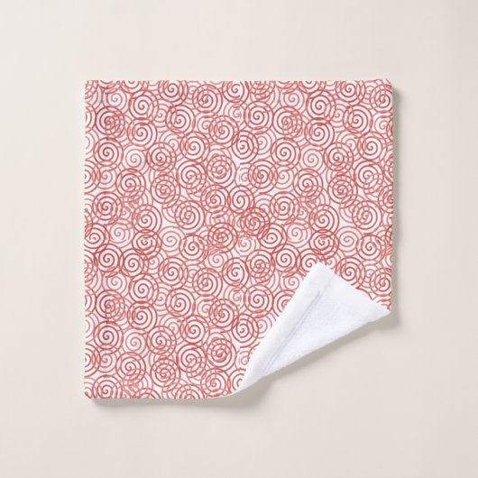 Boho Spirals Badhandtuch Set (Waschlappen)