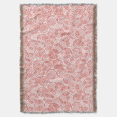 Boho Spirals Decke (Vorderseite Vertikal)