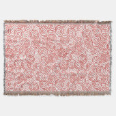 Boho Spirals Decke (Vorderseite)