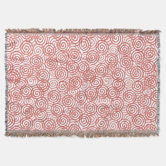 Boho Spirals Decke (Vorderseite)