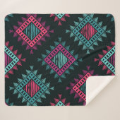 Boho Spirit: Ethnisch-ethnisch-nahtlos im Stamm Sherpadecke (Vorderseite (Horizontal))