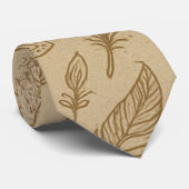 Boho Spirit Feathers – Turquoise Mandala Harmony Krawatte (Gerollt)