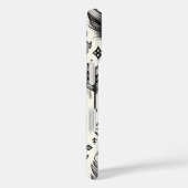 Boho Spirit - HandGezeichnet Federn & Pfeile Telef Case-Mate iPhone Hülle (Rückseite / Rechts)