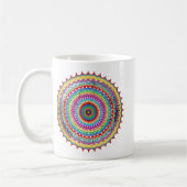 Boho spiritual Mandala Kaffeetasse (Links)