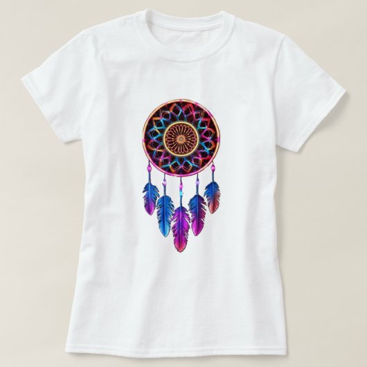 Boho spirituelle Kunst Träumer. T-Shirt (Design vorne)