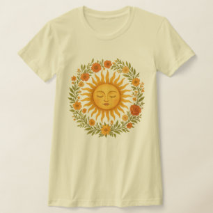 Boho Spirituelle Sonne   Himmelskleidung für Hippi T-Shirt